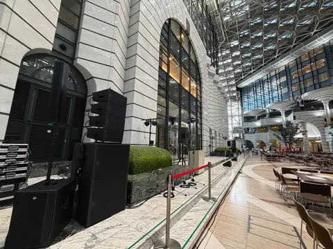 イベントの音響設営例