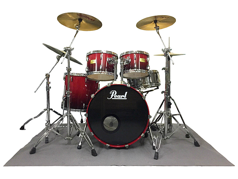 Pearl Drum Set Red Pearl Drum Set Red