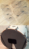  Mini Drums Mute Pad Set