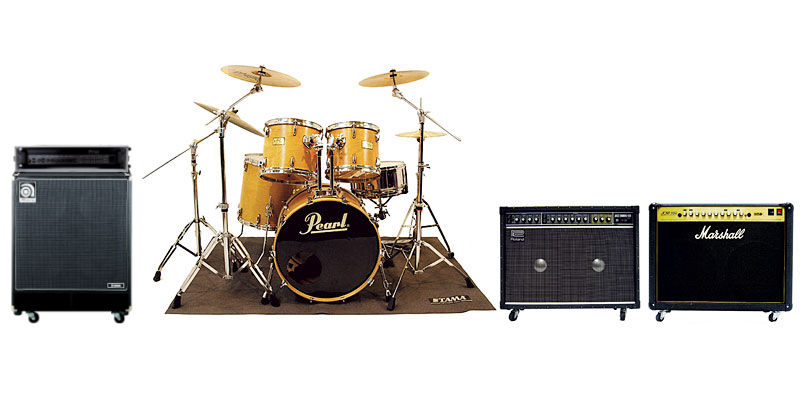 ライブ楽器4点セット レンタル機材一式 ライブ楽器4点セット レンタル機材一式